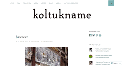 Desktop Screenshot of koltukname.com