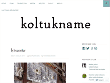 Tablet Screenshot of koltukname.com